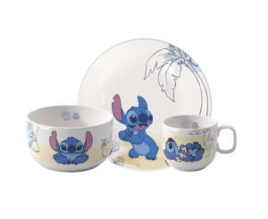 Villeroy&Boch - Disney Stitch - Zestaw dla dzieci 3el.