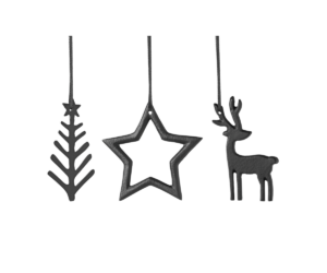 Villeroy&Boch - Christmas Chic - Zawieszki 3el.