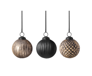 Villeroy&Boch - Christmas Chic - Bombki szklane 3el.